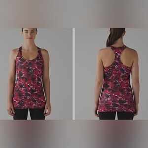 Lululemon Cool Racerback tank top pink red
